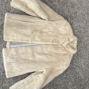 Off White Mink Fur Jacket